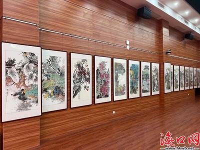 海口市瓊山區開展"喜迎二十大 助力自貿港"文藝作品展[圖]